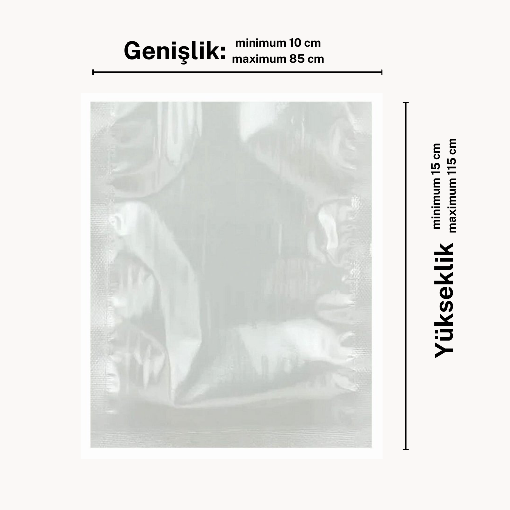 Baskısız Vakum Poşeti